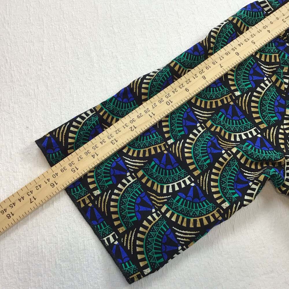 Silk & Salt Geometric Print Wrap Midi Dress Size XS Boho Flirty NWT - Picture 5 of 13